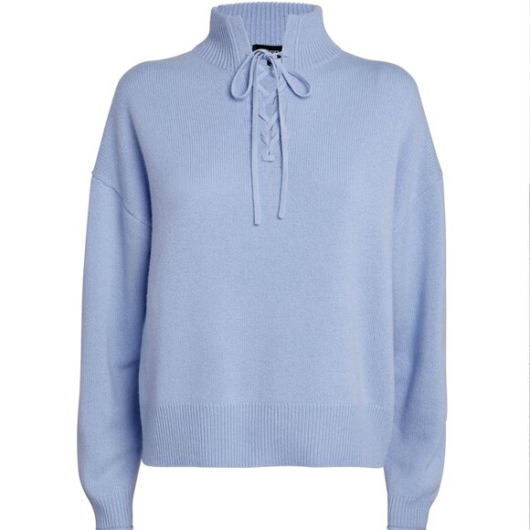 Theory Light Blue Spring Cashmere Sweater - Picture 2 of 6
